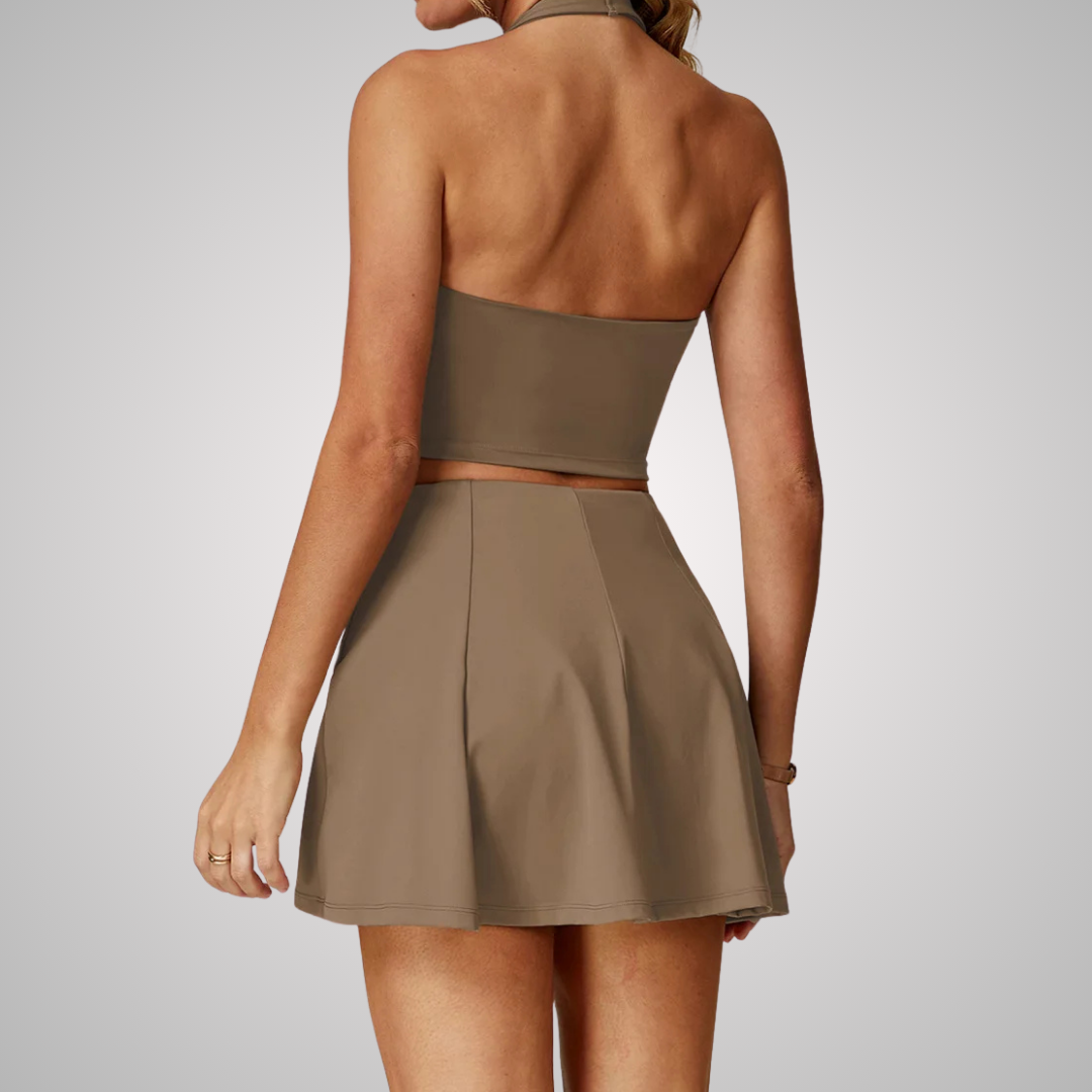 ILLYRIA HALTER & SKIRT SET