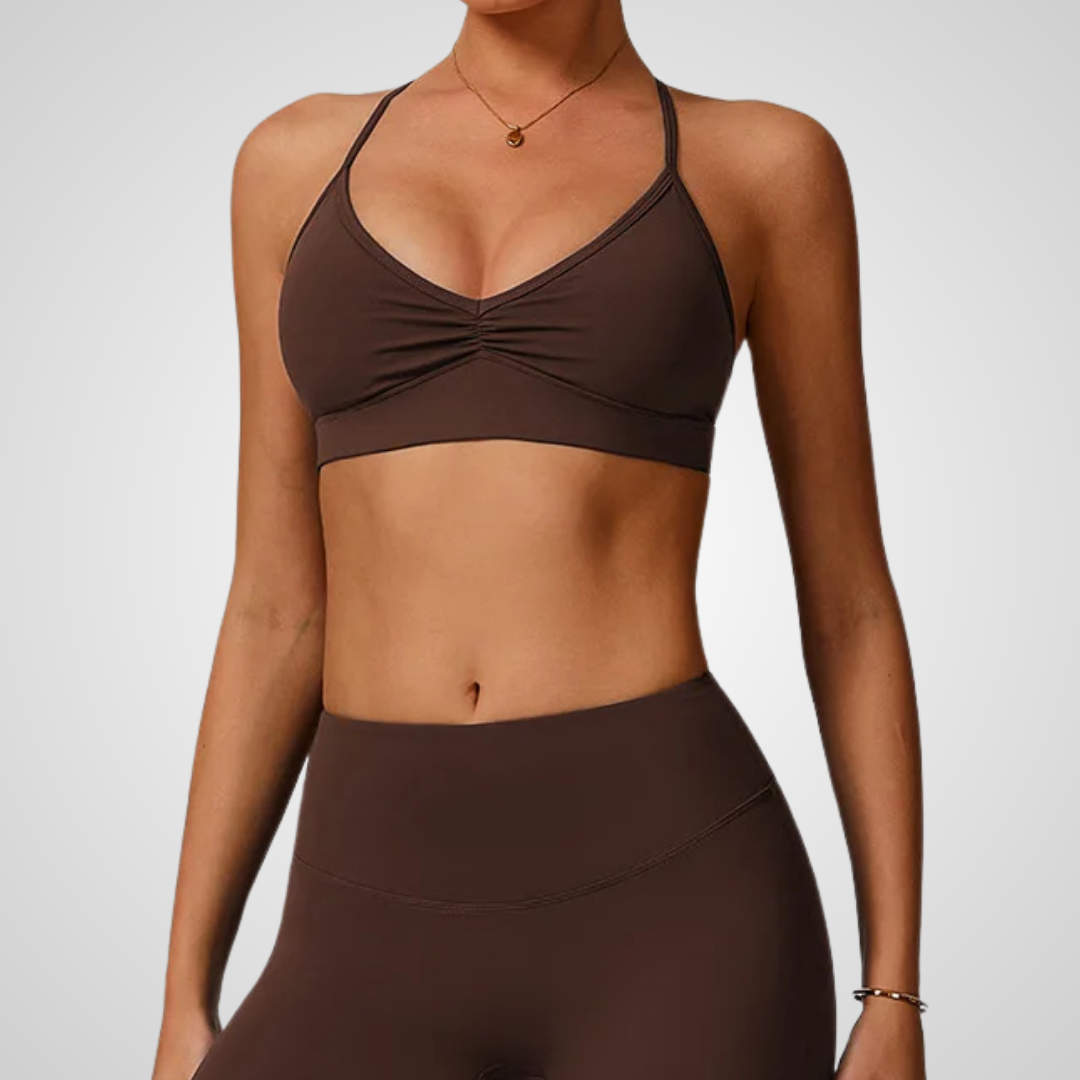 IZARA RUCHED SPORTS BRA
