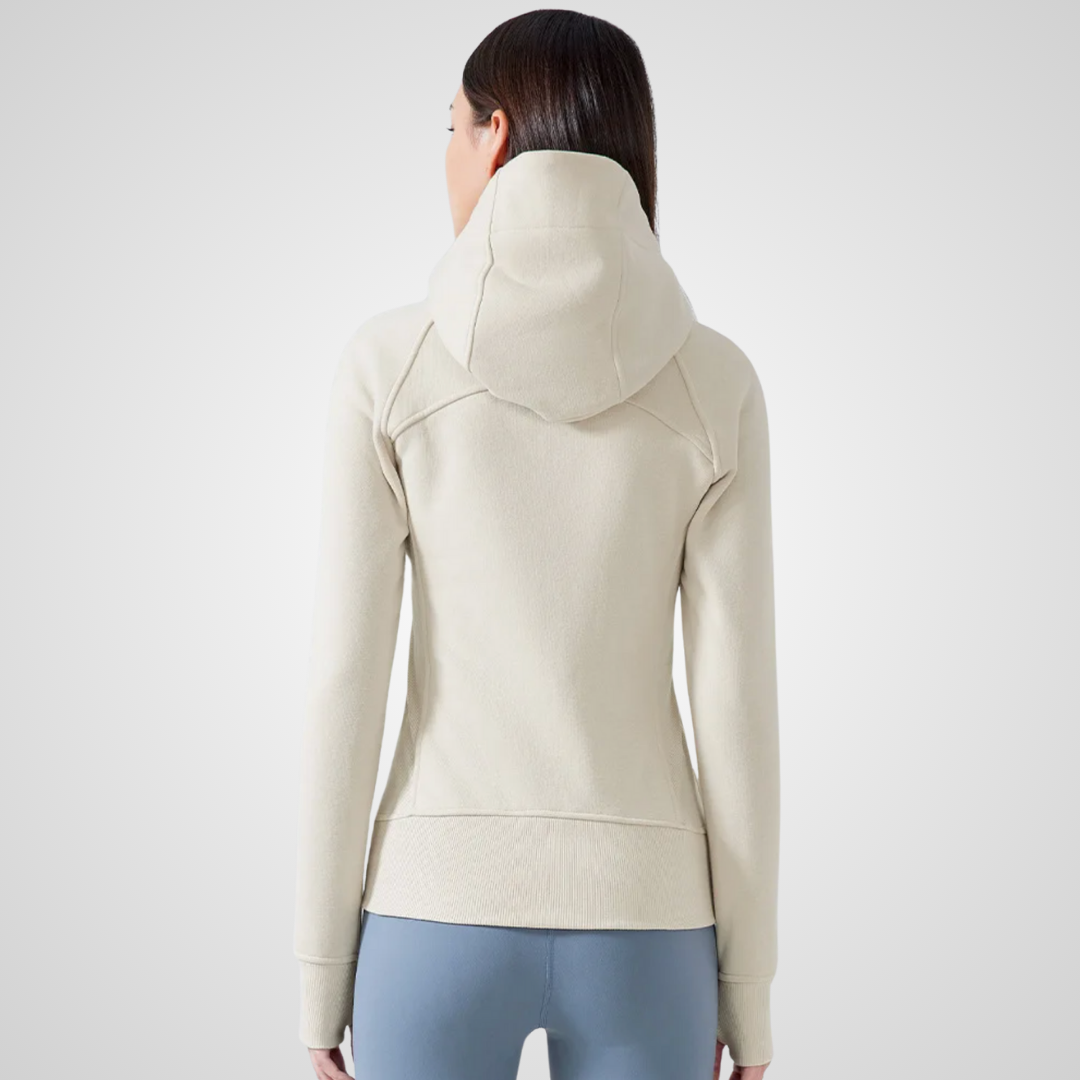 TALLARA FLEECE-LINED WINDPROOF HOODIE