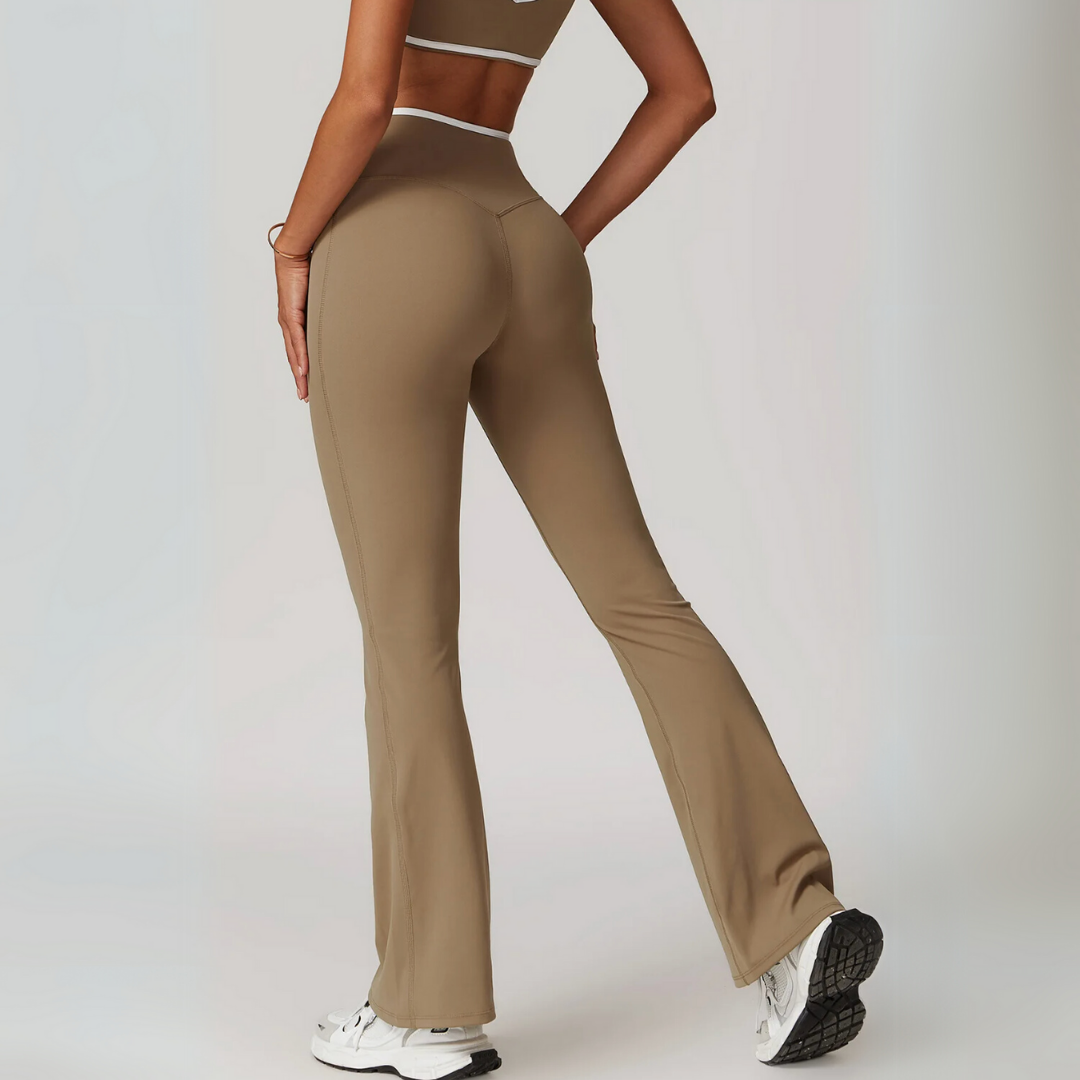 THE SERINA CONTOUR FLARE LEGGINGS