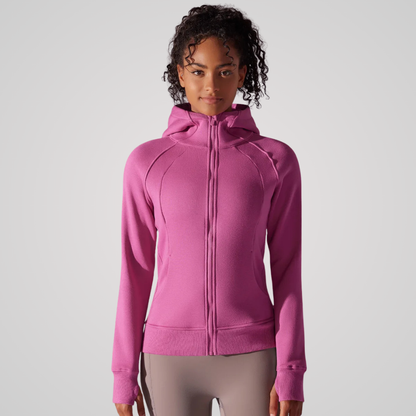 CALYRA WINDPROOF FULL-ZIP HOODIE-Hoodies-Gym Giants