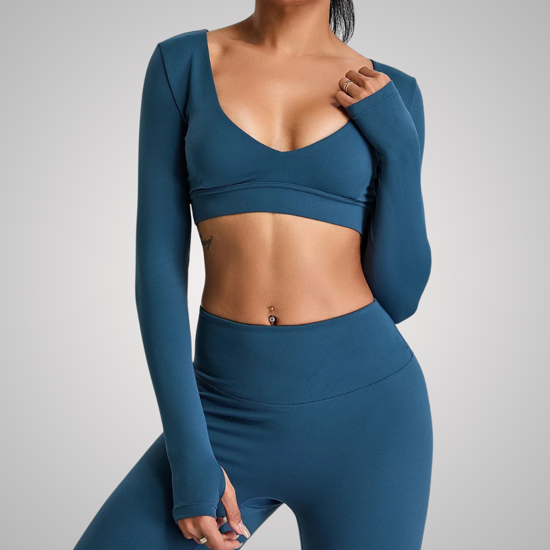 HOUSTON CROPPED LONG SLEEVE