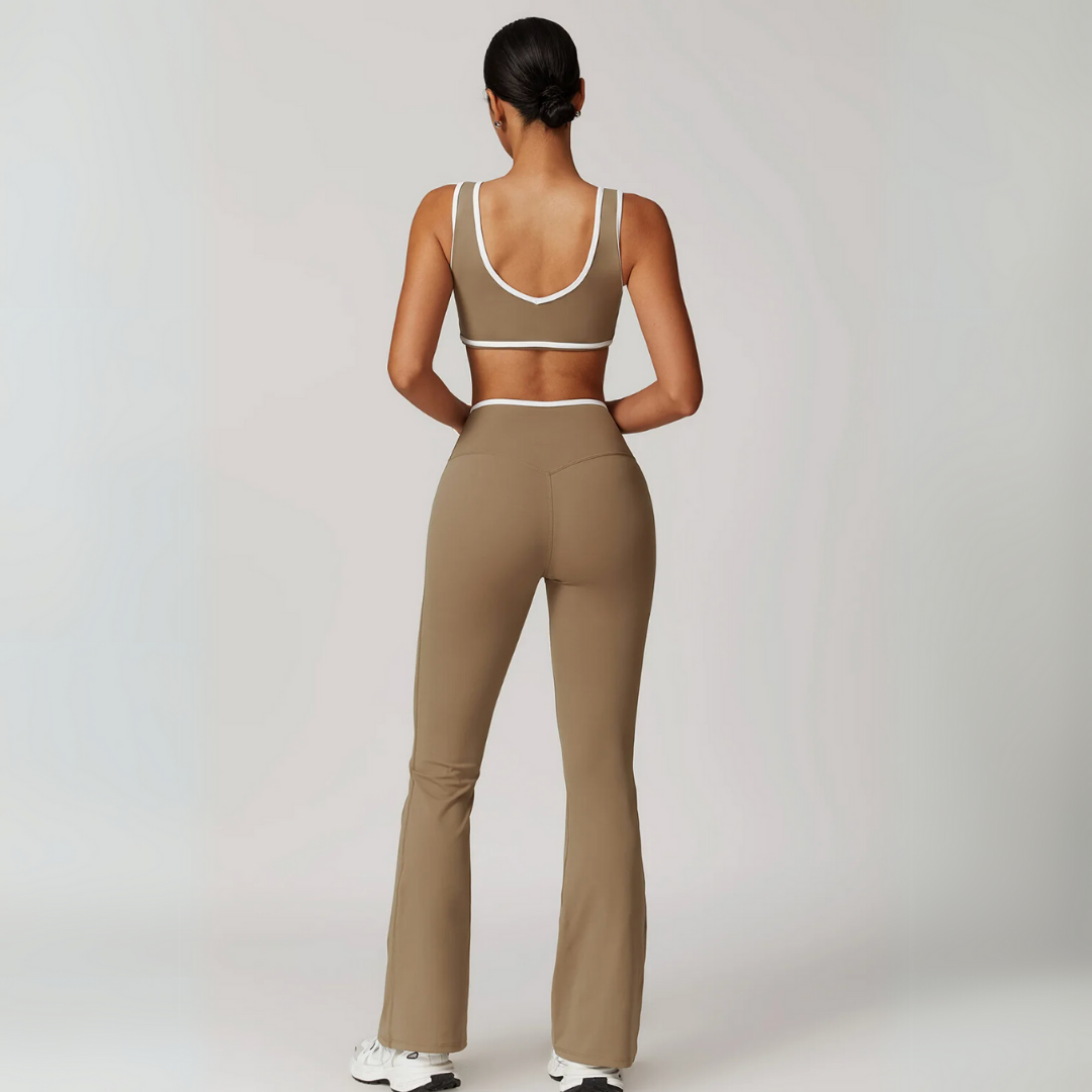 THE SERINA CONTOUR FLARE LEGGINGS
