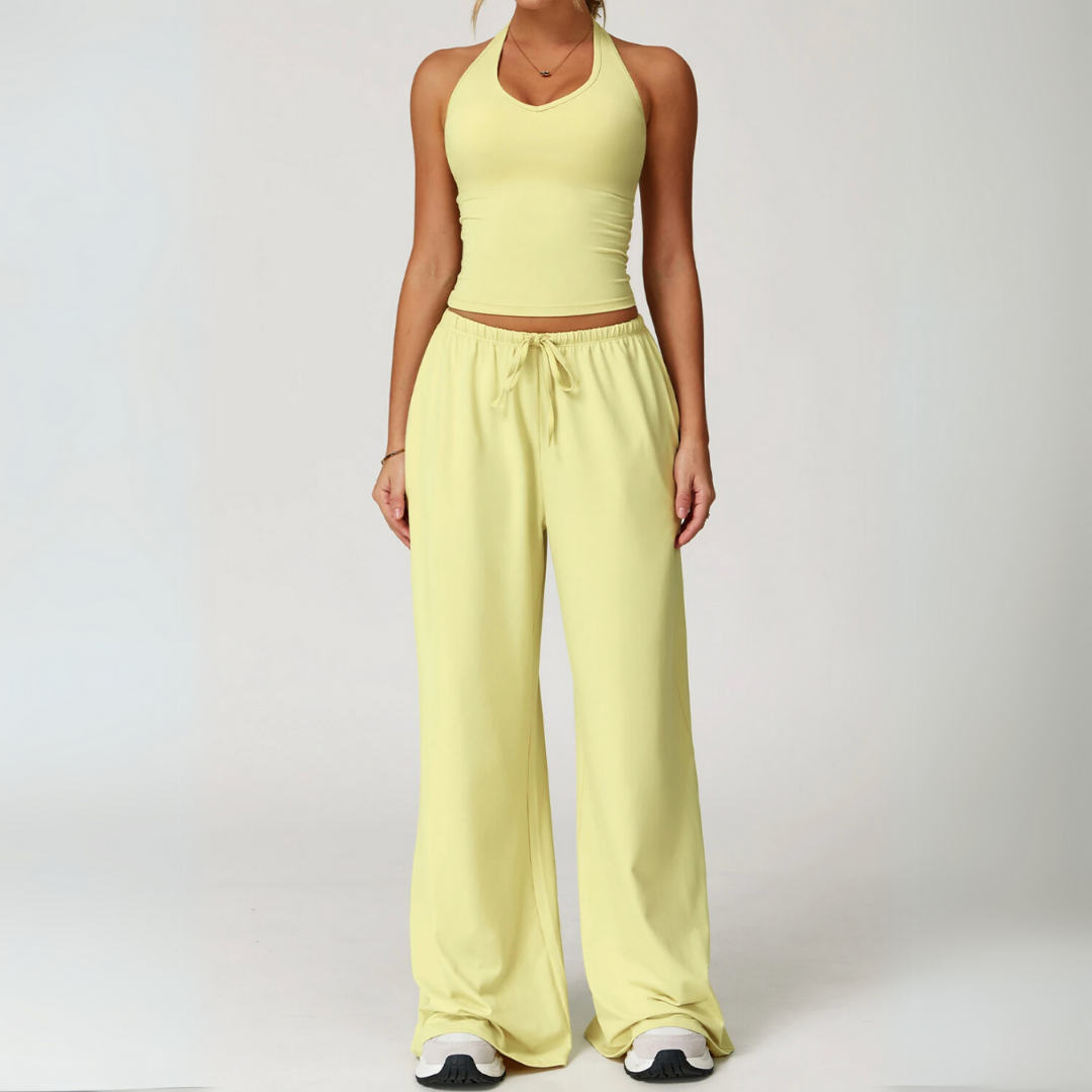 THE LIORA HALTER LOUNGE SET