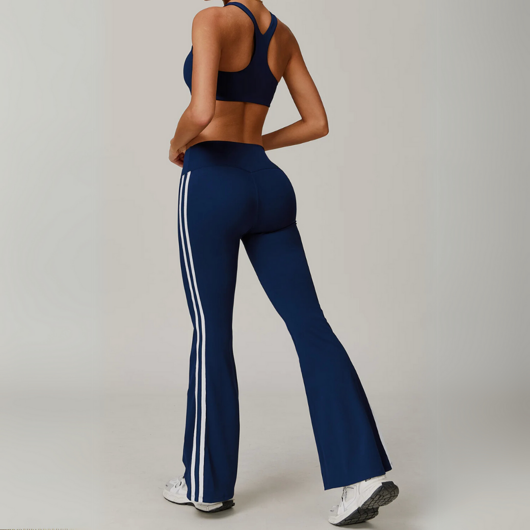 TAMERIA FLARED MID-RISE LEGGINGS