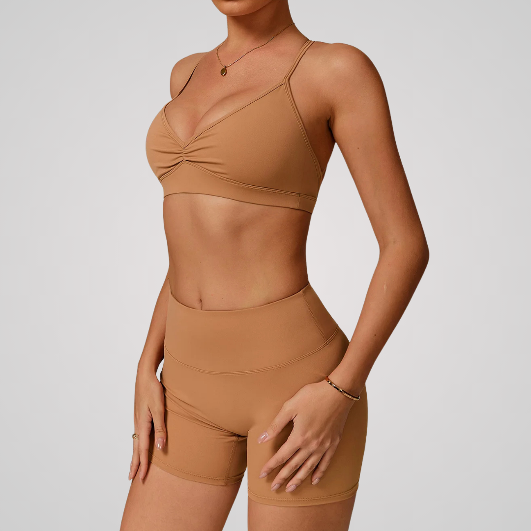 IZARA RUCHED SPORTS BRA