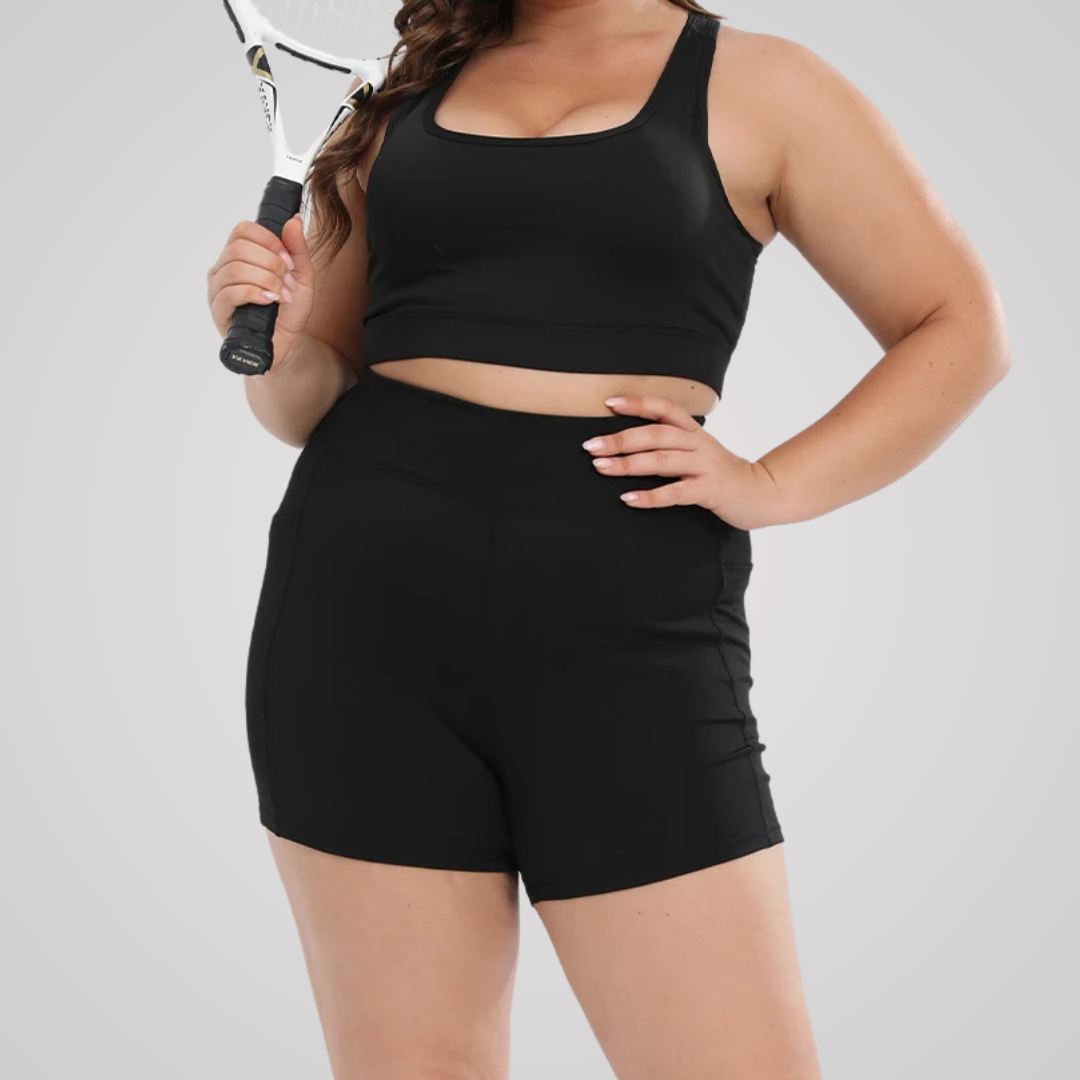 CERELINE HIGH-WAISTED SHORTS