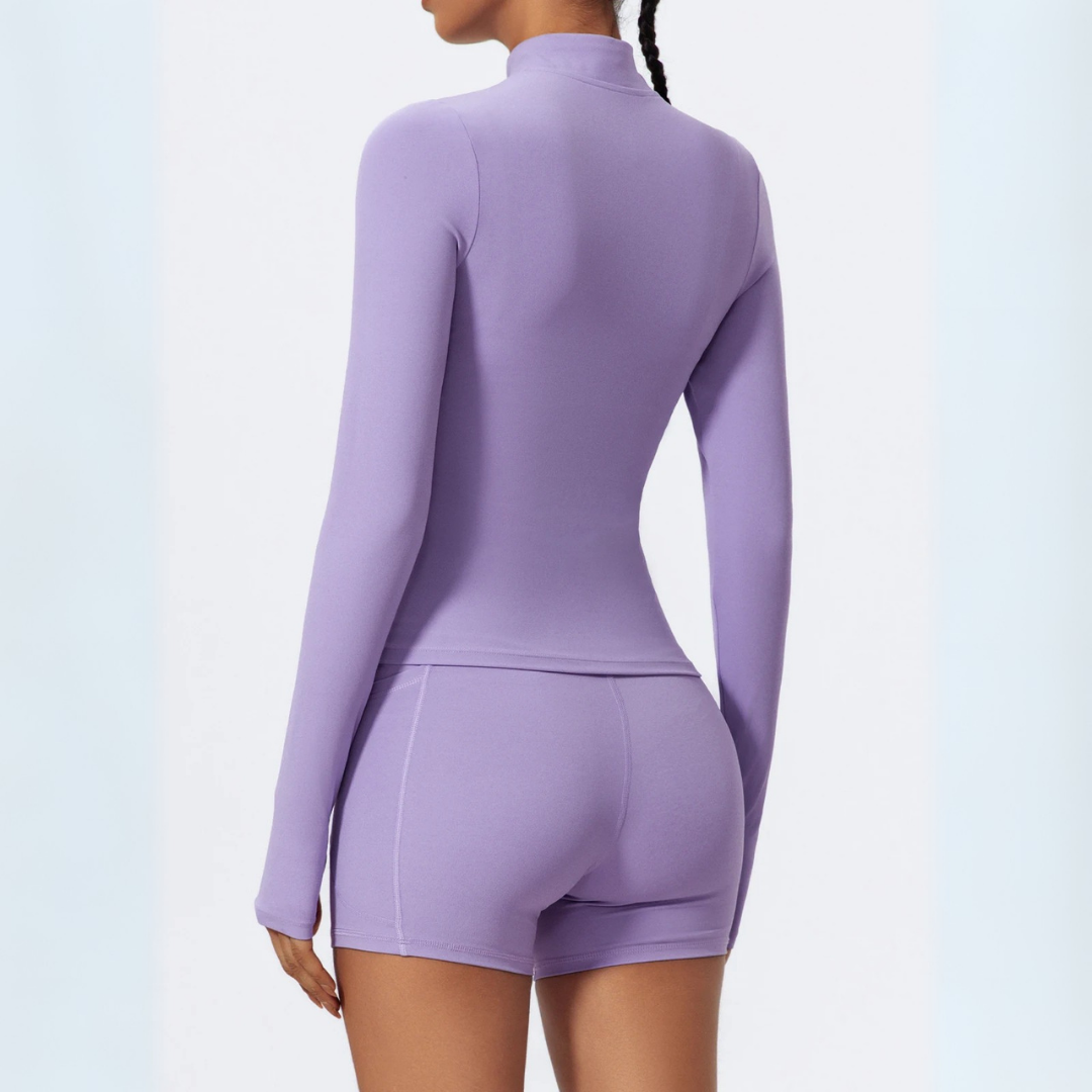 MEIRA SEAMLESS HALF ZIP SPORTS JACKET