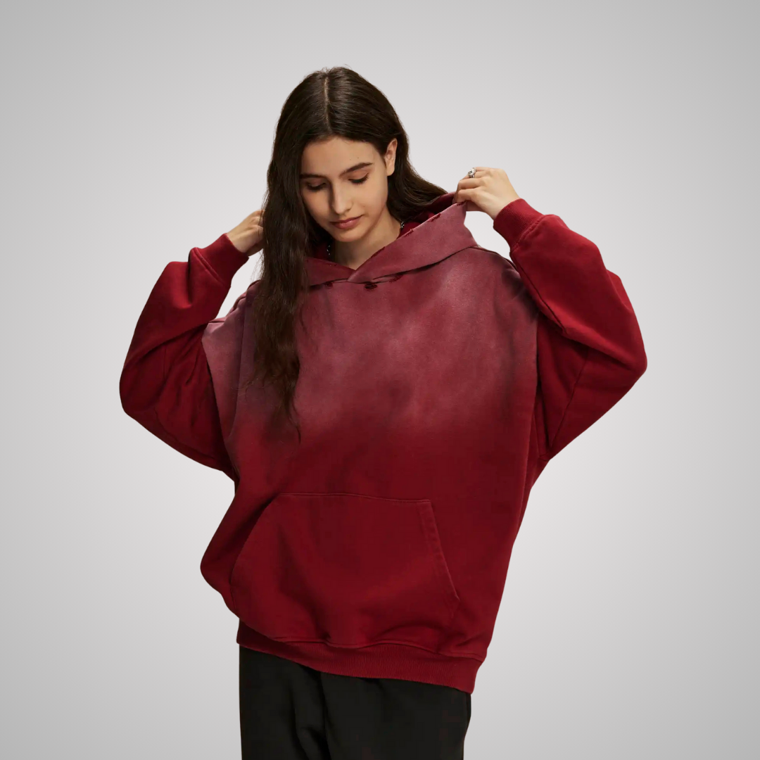 BRAGA DISTRESSED UNISEX HOODIE