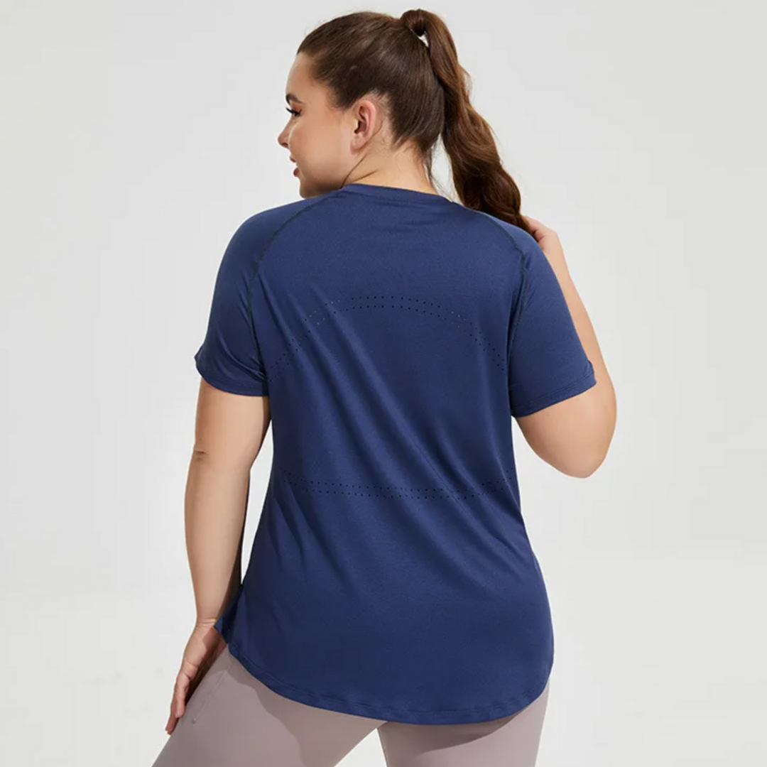 IRISA RELAXED CREW NECK TEE