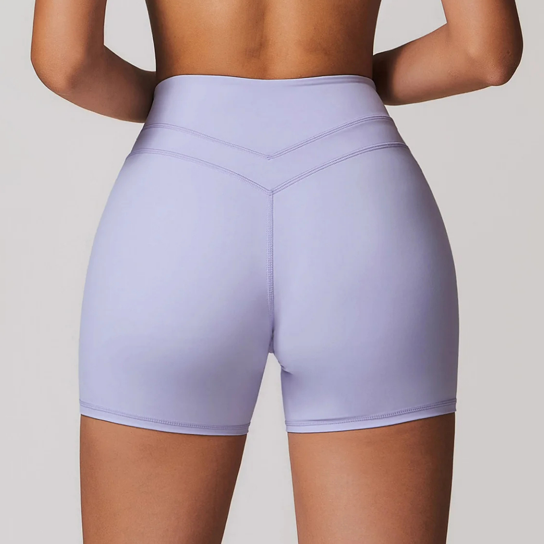 EMMELINE HIGH-WAISTED SEAMLESS SHORTS