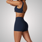 RHODESIA TWIST FRONT SPORTS BRA & SHORTS SET