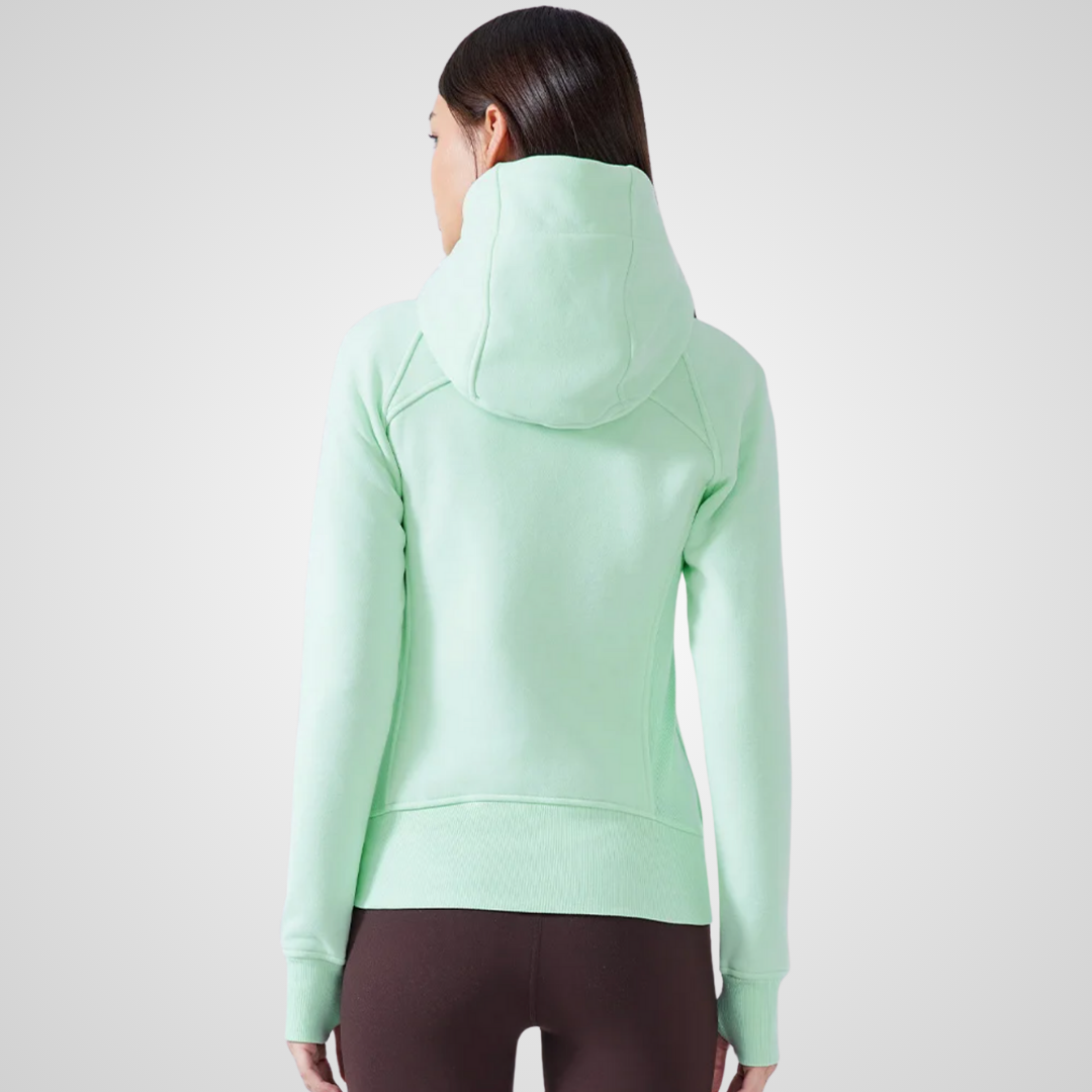 TALLARA FLEECE-LINED WINDPROOF HOODIE