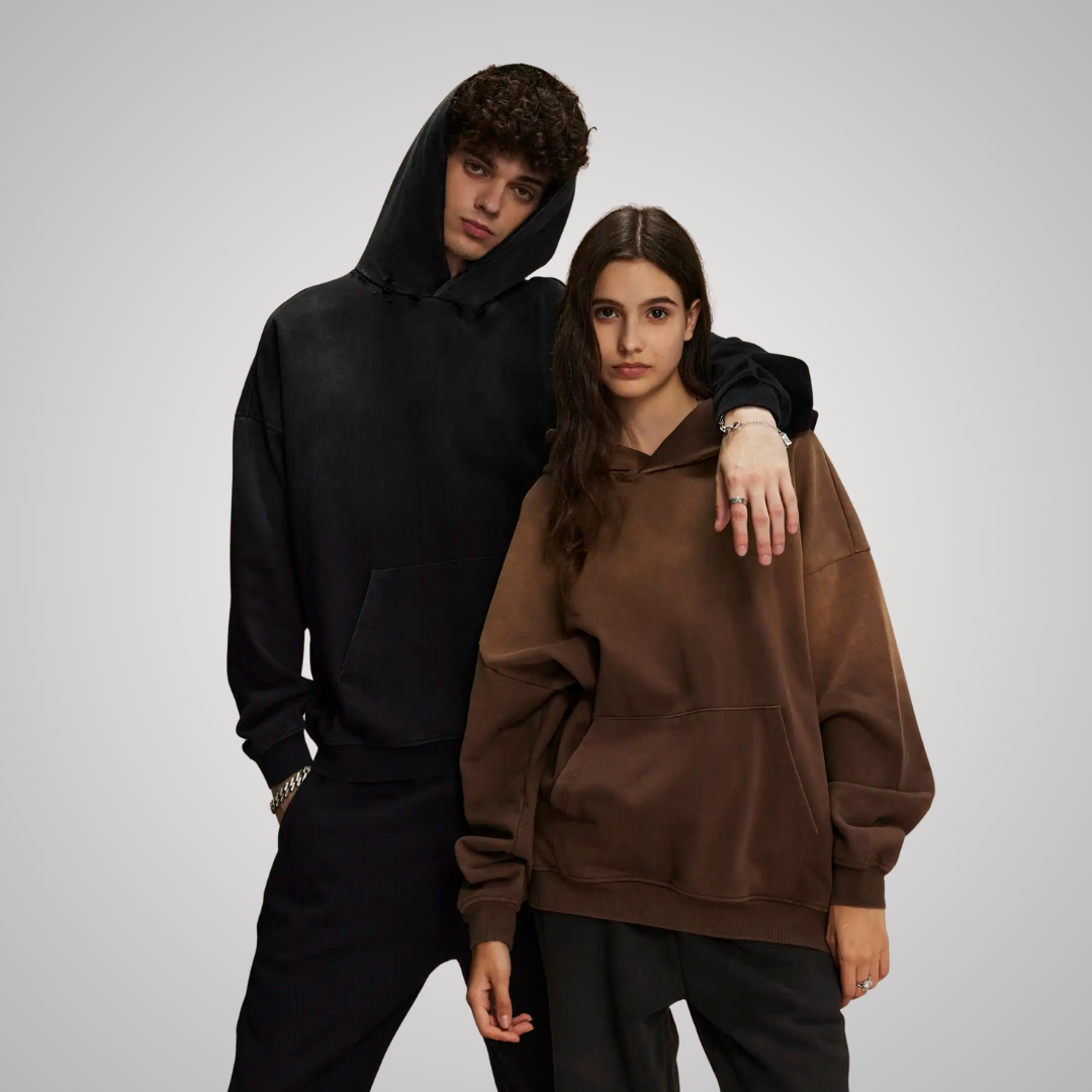 BRAGA DISTRESSED UNISEX HOODIE