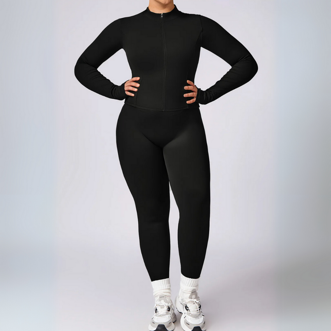 THE SABLE CROPPED TRAINING JACKET