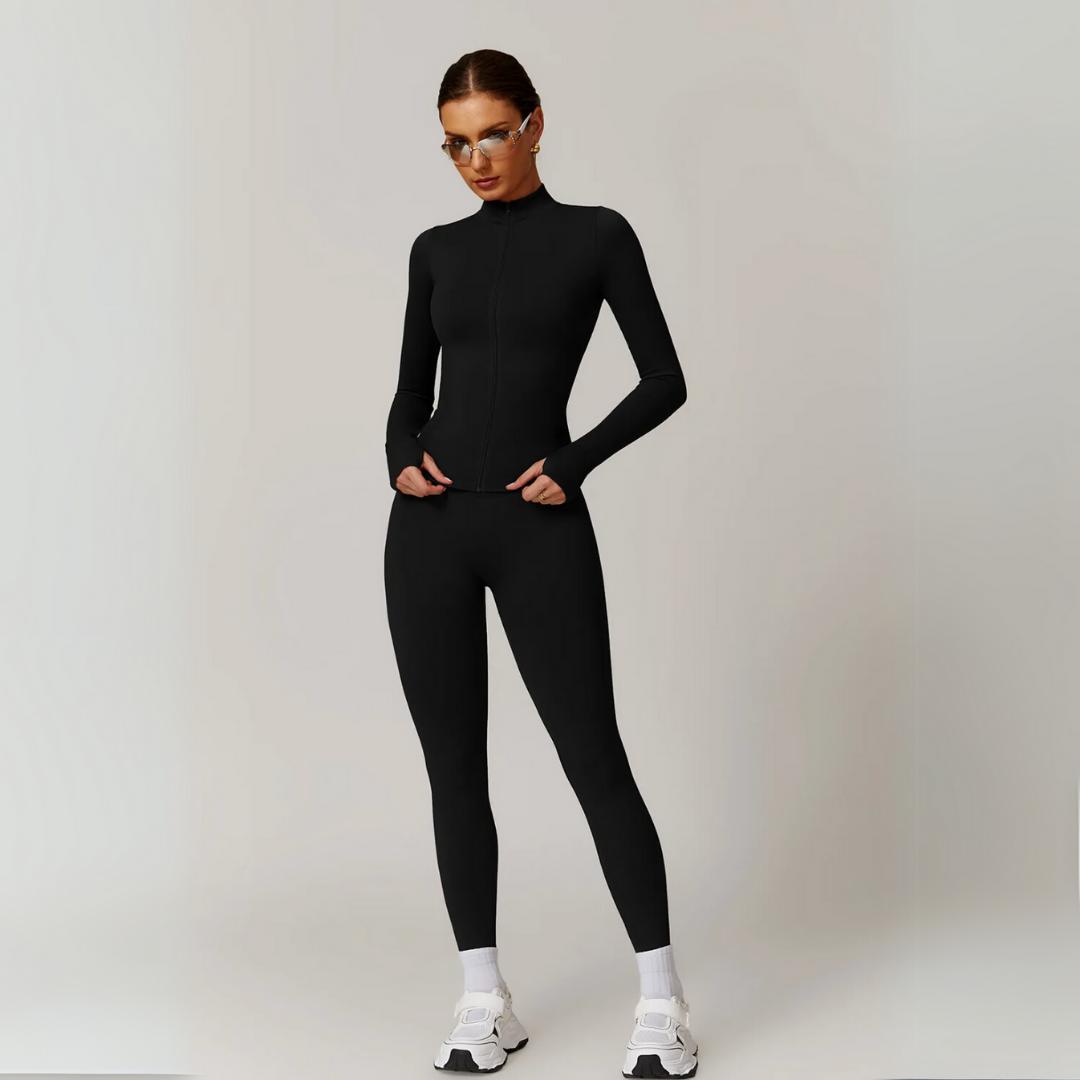 THE EVESSA SEAMLESS JACKET & LEGGINGS SET
