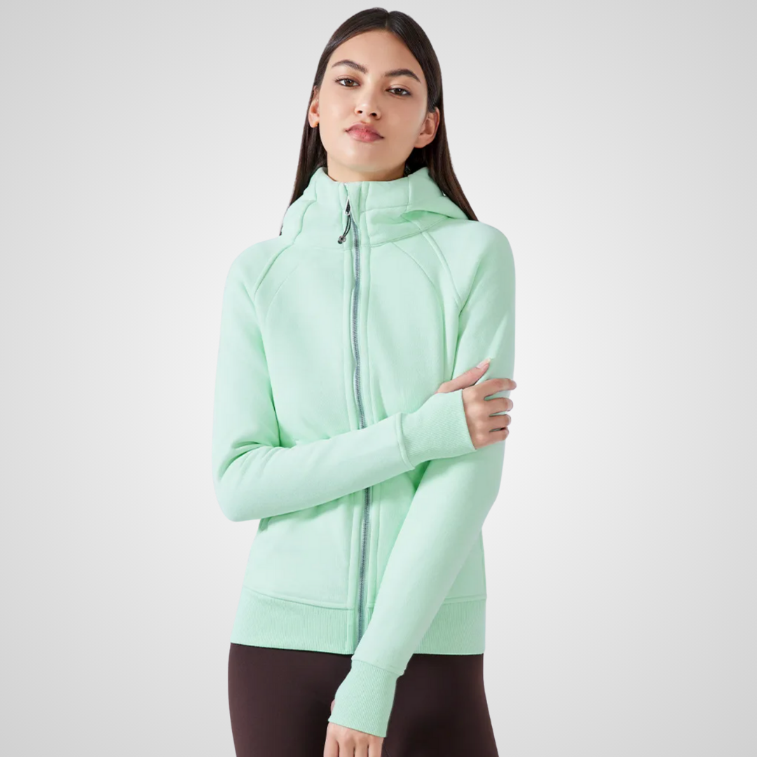 TALLARA FLEECE-LINED WINDPROOF HOODIE