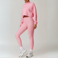 THE SOLINA CROPPED HALF-ZIP SWEATER