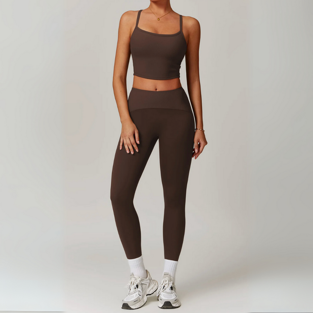 TRACER RIBBED CROP SINGLET