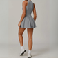 CALINDA HALF-ZIP TENNIS DRESS