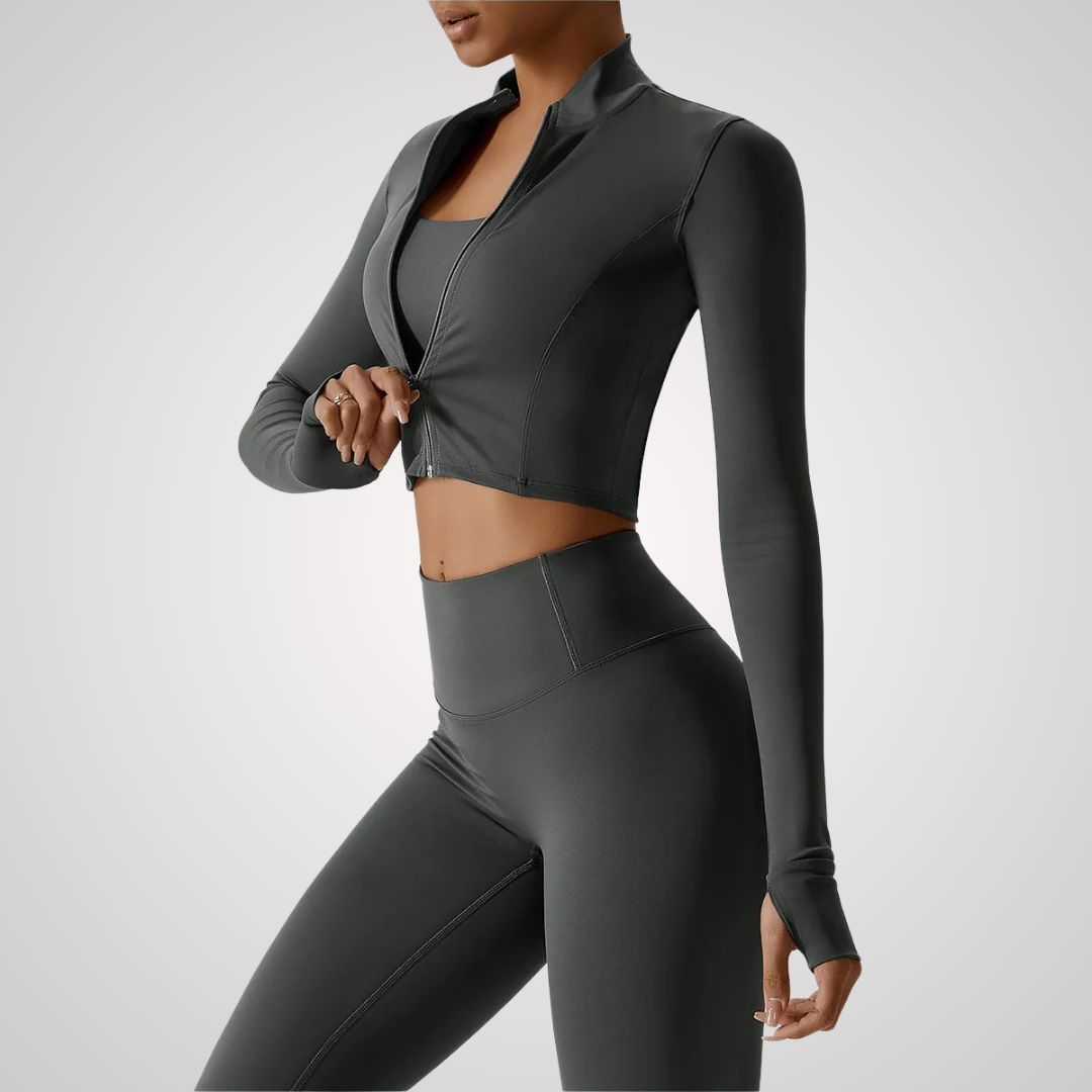 THE SABLE CROPPED TRAINING JACKET