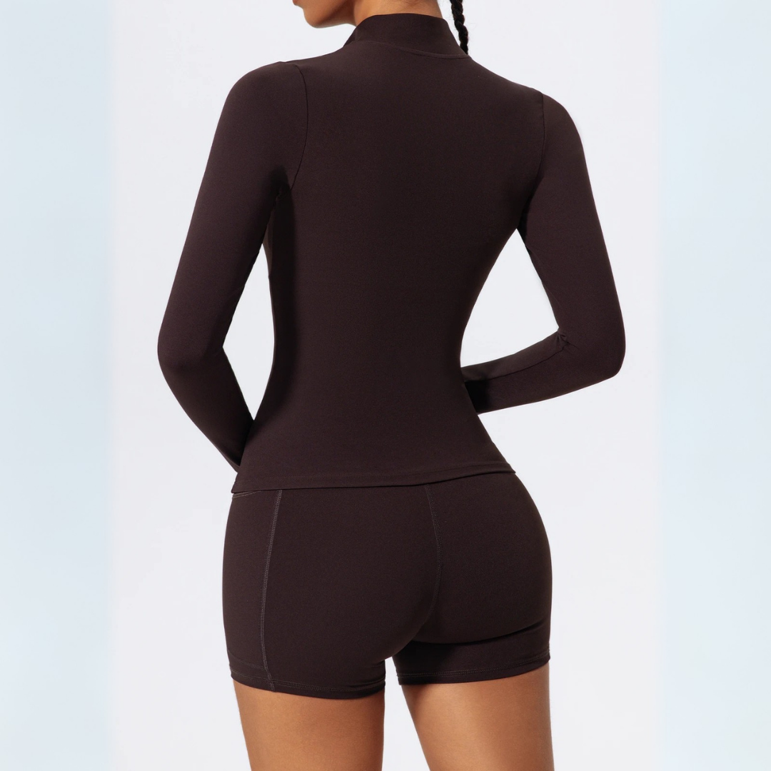 MEIRA SEAMLESS HALF ZIP SPORTS JACKET