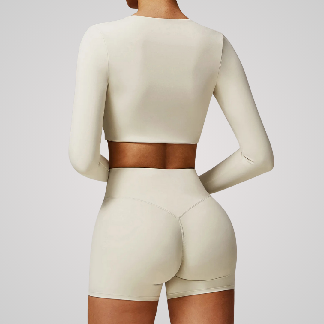 ALINA CROPPED LONG SLEEVE