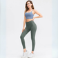 THE DAWN MESH PANEL SEAMLESS LEGGINGS-Leggings-Gym Giants