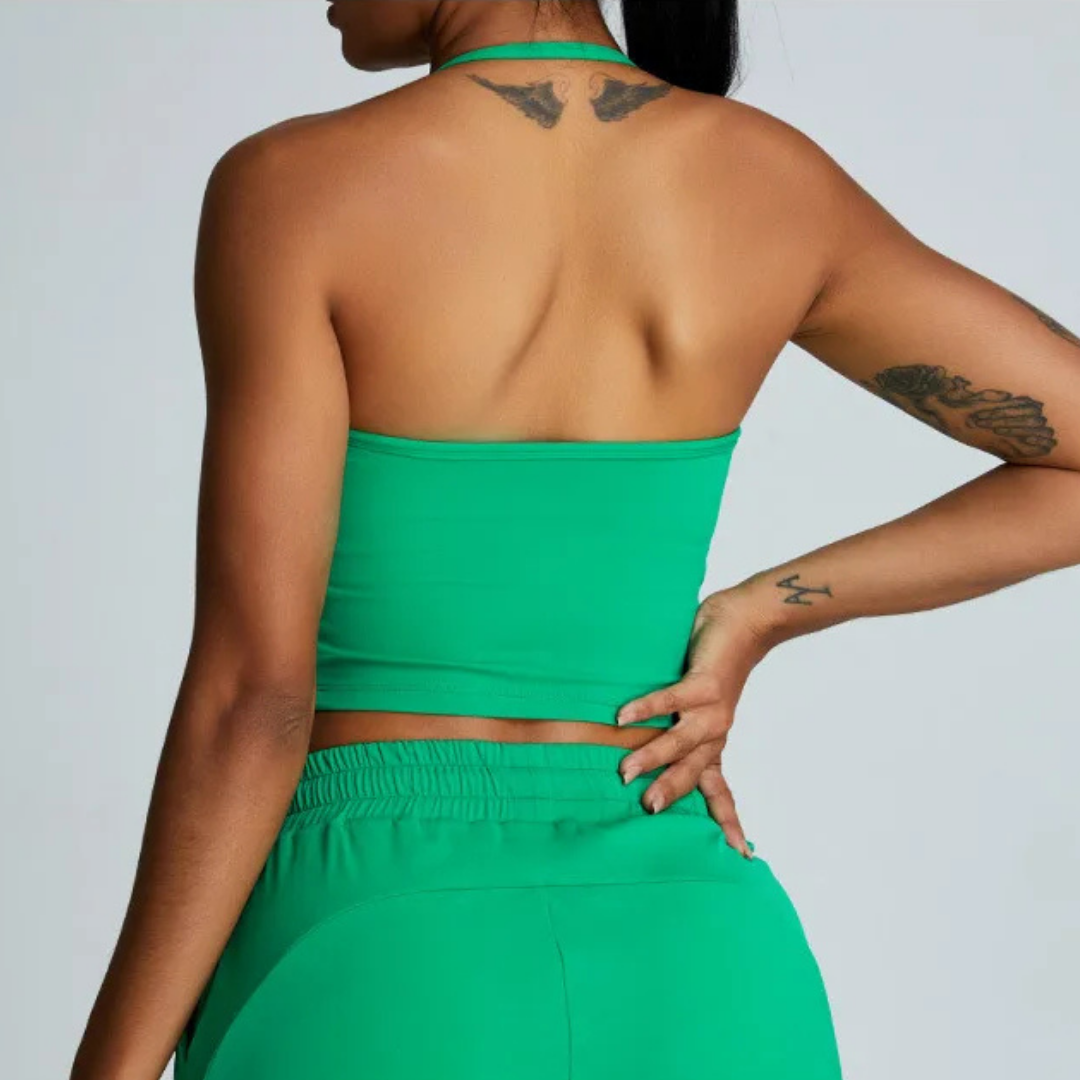 OLENNA HALTER NECK SINGLET