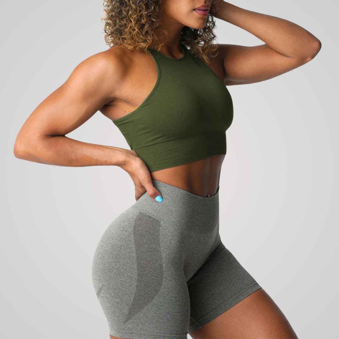 CAMBRAI STRAPPY BACK SPORTS BRA