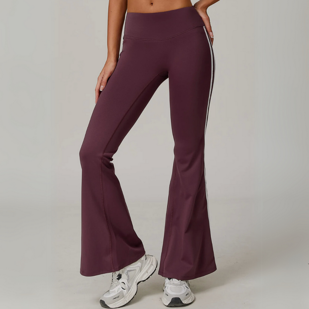 TAMERIA FLARED MID-RISE LEGGINGS