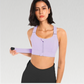 Utility Bra - Maximum support sports bra with front zipper, adjustable straps, and fashionable design for intense workouts without compromising style and comfort.