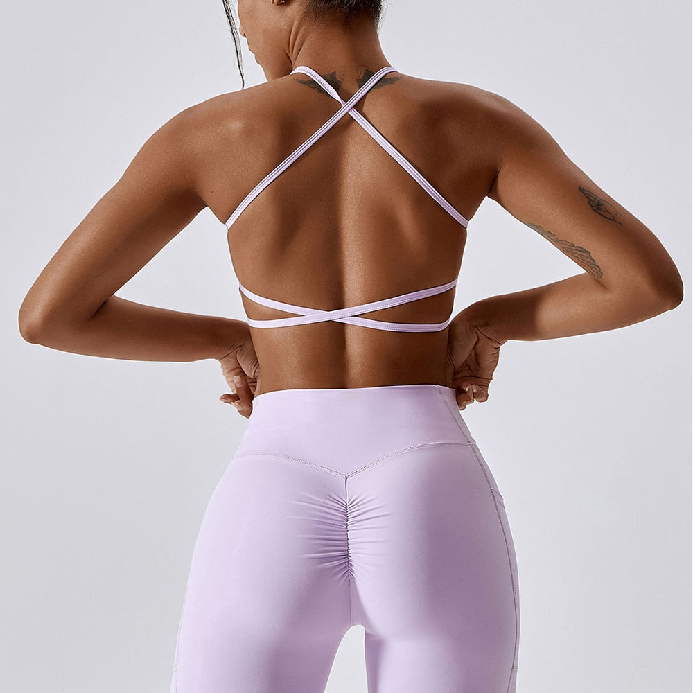 Cali Sports Bra: A game-changer in activewear support and style. Crafted from a blend of nylon and spandex for comfort and performance. Built to last through tough workouts with a cross over back design. Snug and supportive fit with removable pads. Moisture-wicking fabric keeps you dry and comfortable, ensuring confidence throughout your workout. Order your Cali Sports Bra today and embrace the ultimate in comfort and performance for a confident fitness journey!