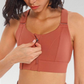 Utility Bra - Maximum support sports bra with front zipper, adjustable straps, and fashionable design for intense workouts without compromising style and comfort.