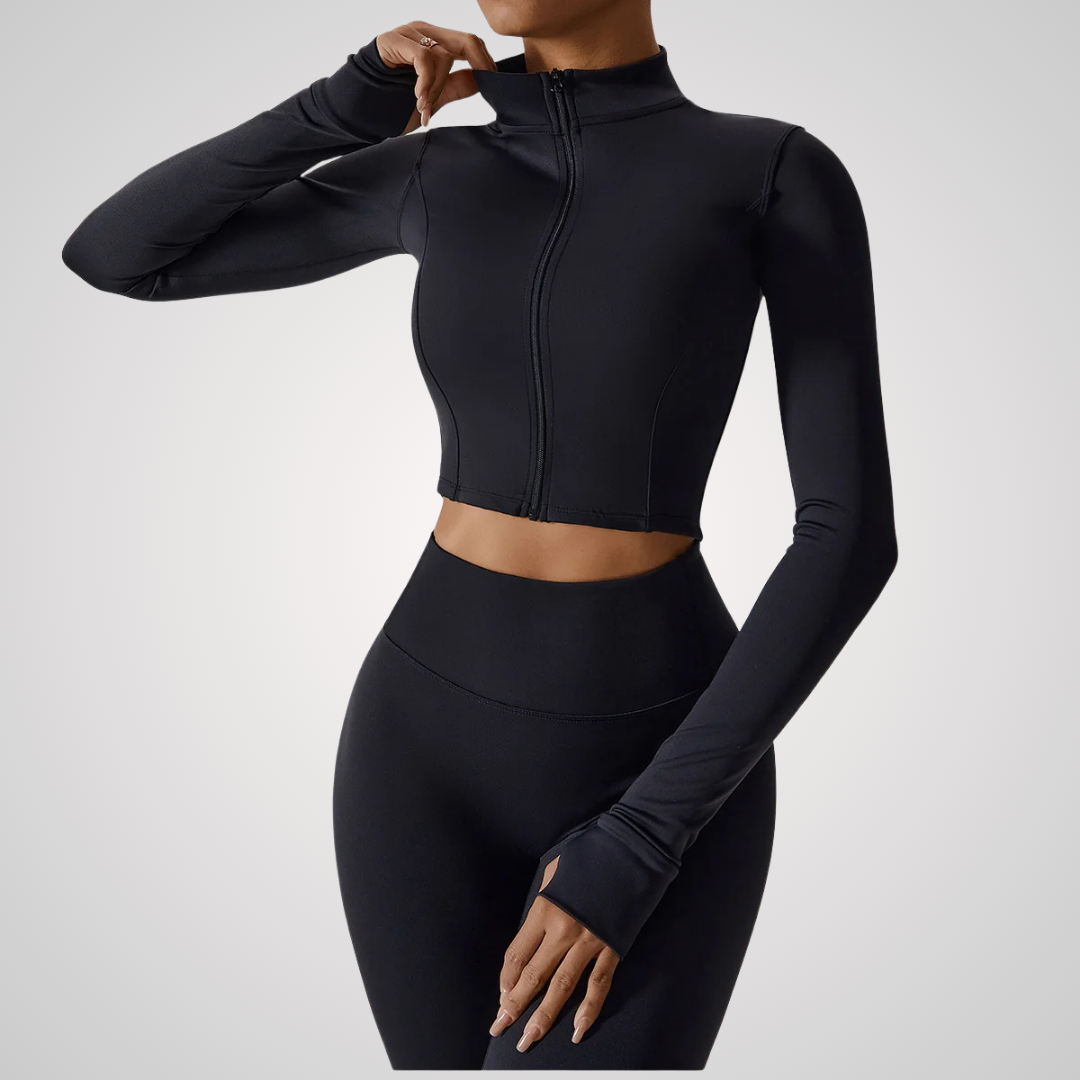 THE SABLE CROPPED TRAINING JACKET
