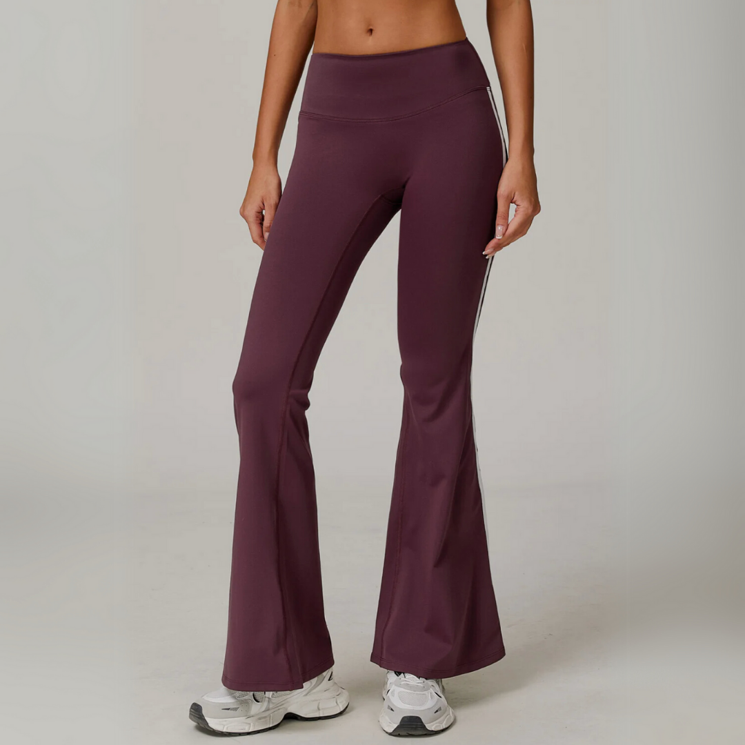 TAMERIA FLARED MID-RISE LEGGINGS