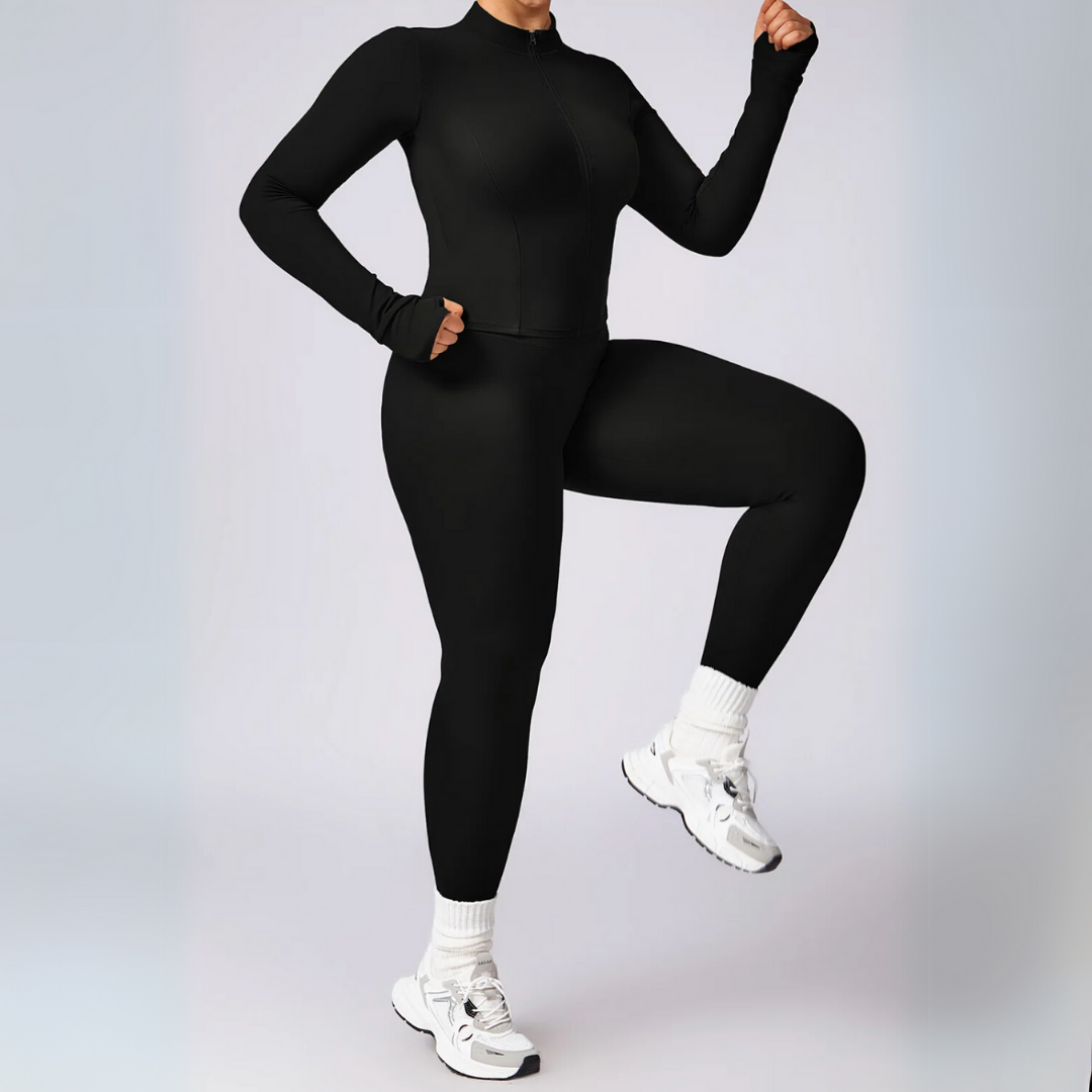 THE SABLE CROPPED TRAINING JACKET