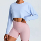 CORINNA CROPPED LONG SLEEVE