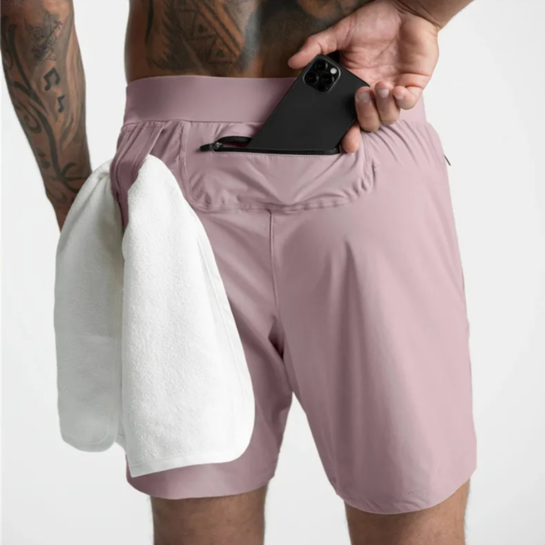 Explore the perfect blend of comfort and style with The Santiago Men's Shorts. Crafted from lightweight polyester, these shorts provide a breathable and airy feel, ensuring comfort in every step. The soft touch against your skin makes them an ideal choice for various casual occasions, elevating your casual wardrobe with ease.