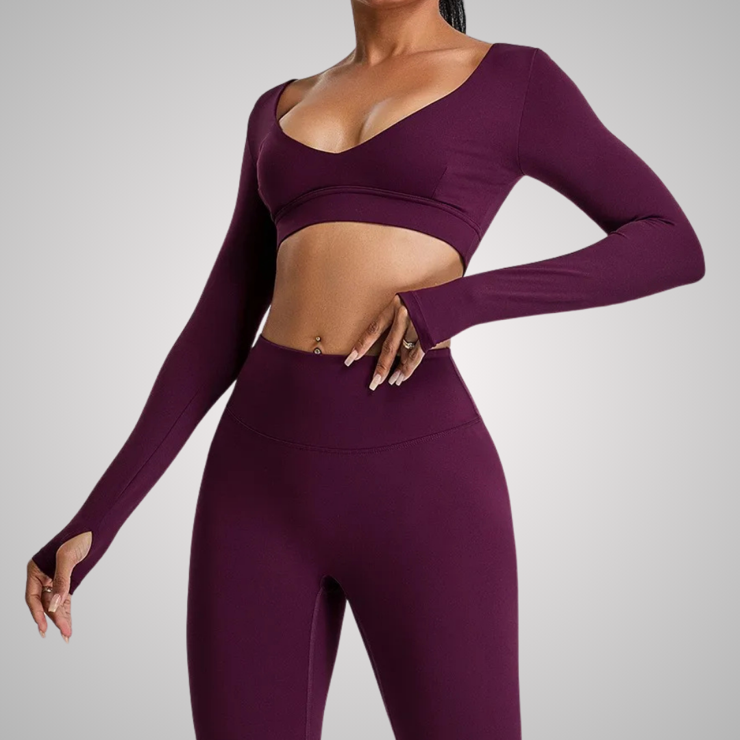 HOUSTON CROPPED LONG SLEEVE