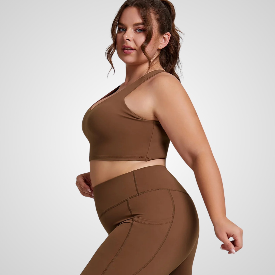 ARDEA SEAMLESS RACERBACK SPORTS BRA