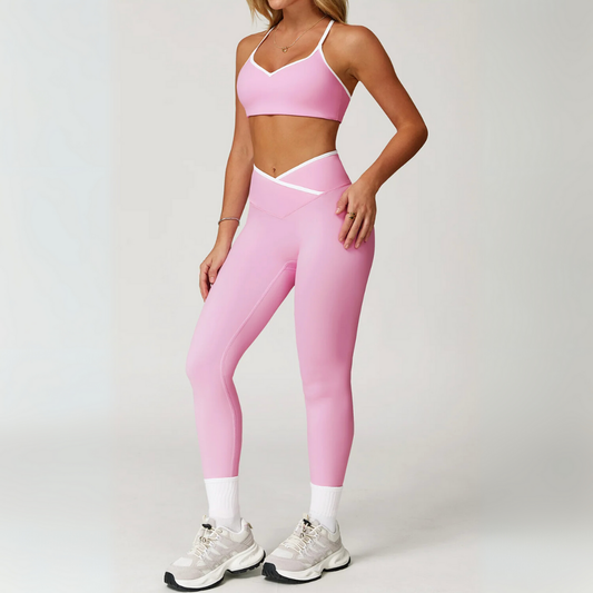THE ORIARA SEAMLESS LEGGINGS &.SPORTS BRA SET