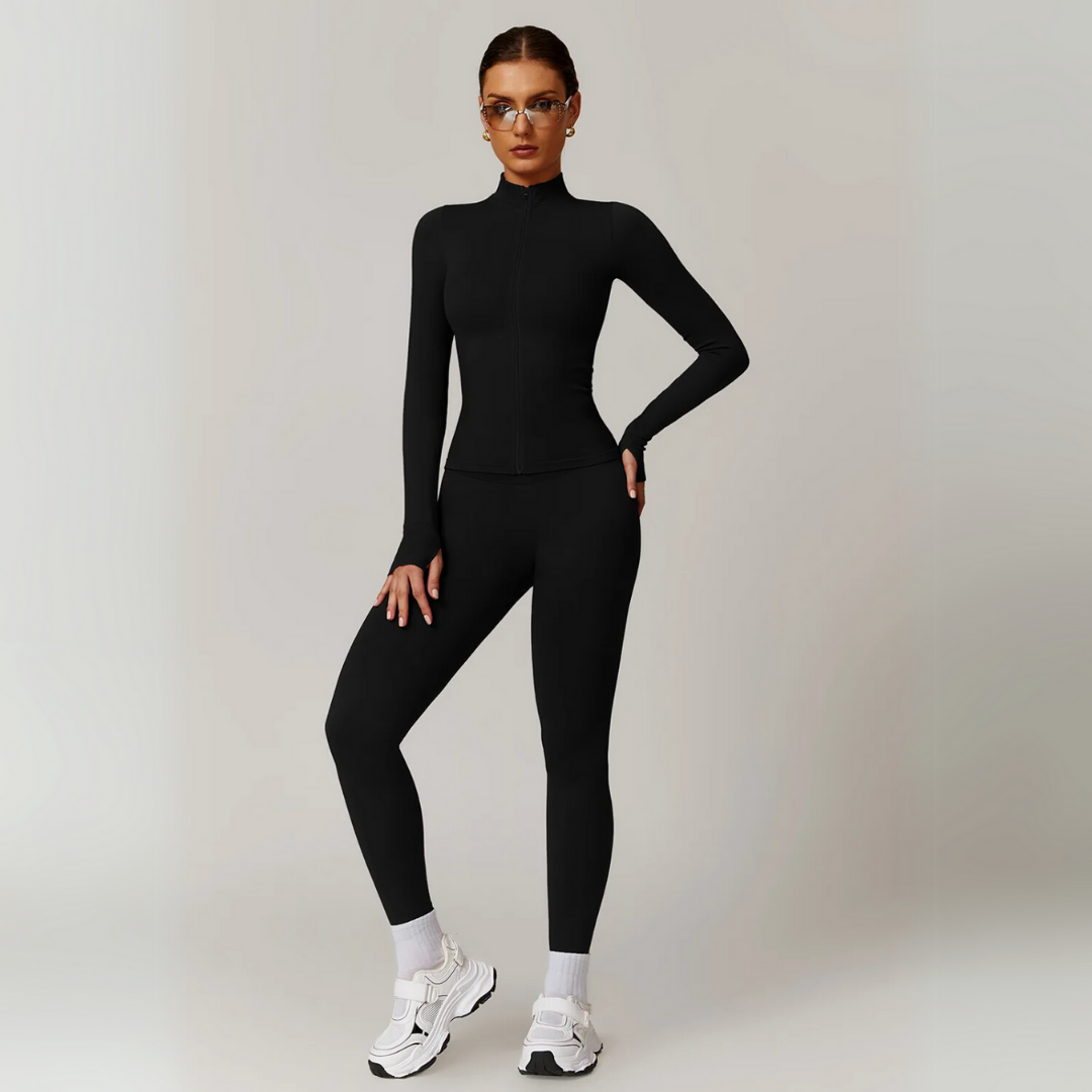 THE EVESSA SEAMLESS JACKET & LEGGINGS SET
