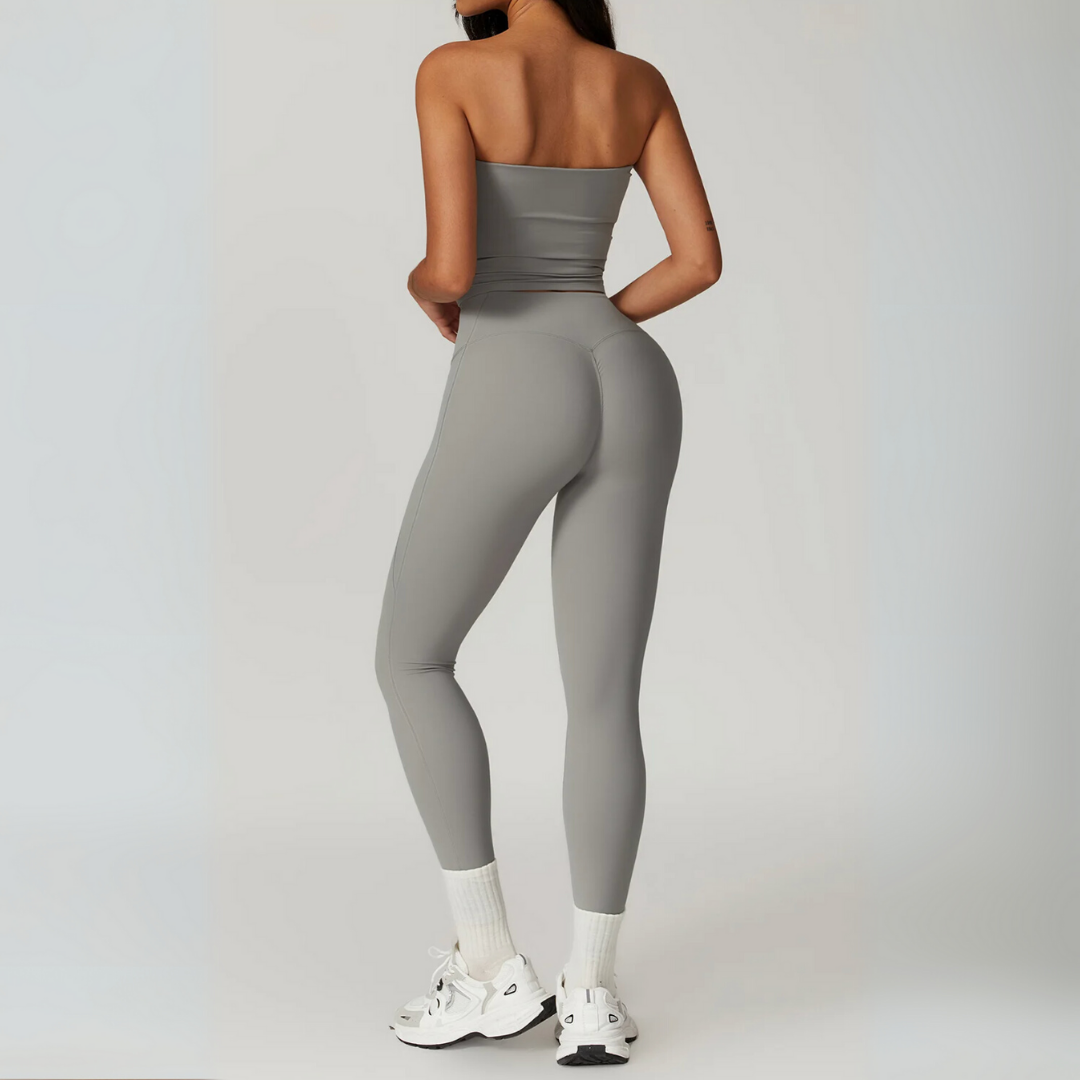 GALICIA BANDEAU & HIGH-WAISTED LEGGINGS SET
