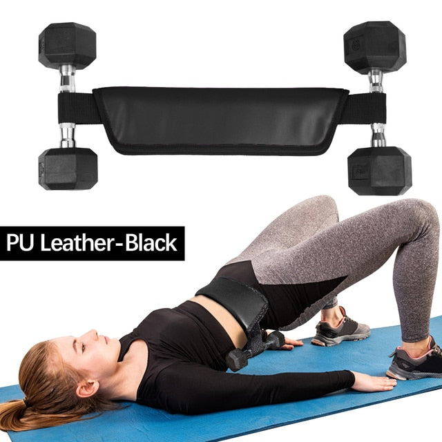 Booty Belt - Comfortable and padded hip thrust belt for optimal comfort during workouts. Provides maximum stability and resistance for effective hip thrusts. Lightweight and portable for convenient use at the gym or home.