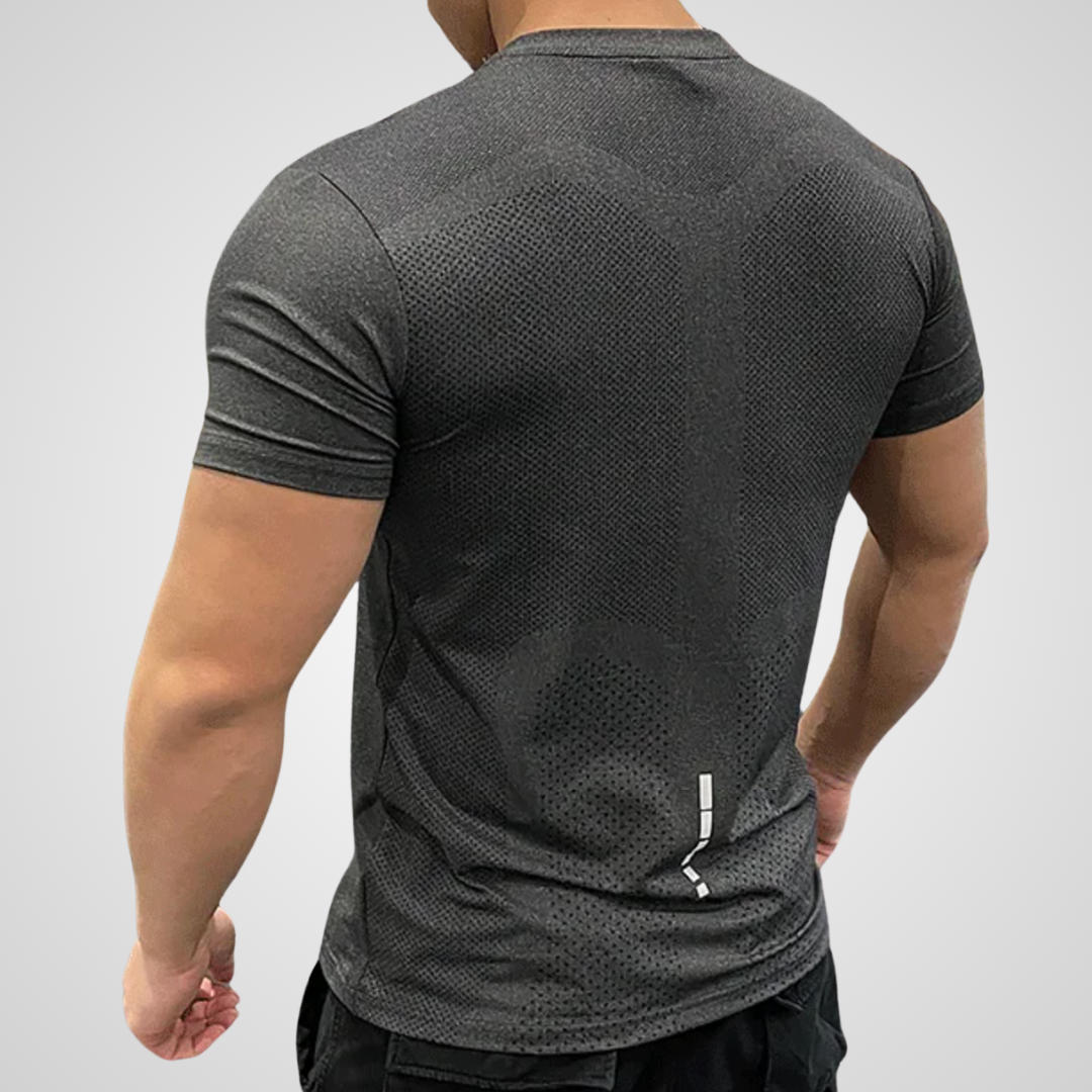 THE TITAN QUICK-DRY REFLECTIVE TEE-T-Shirts-Gym Giants
