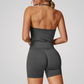AURORA SEAMLESS HALTER SINGLET