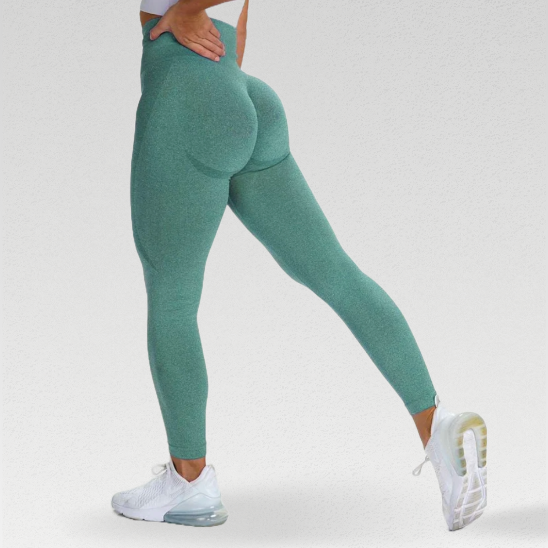 Serenity Leggings - Seamless, high-waisted comfort with a stylish touch for confident and unrestricted workouts.