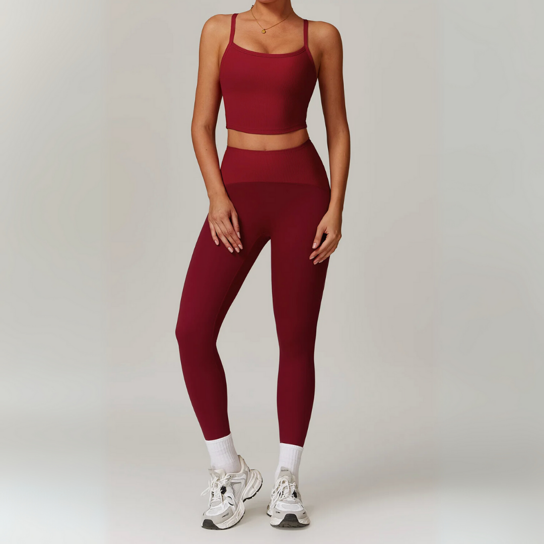 TRACER RIBBED CROP SINGLET