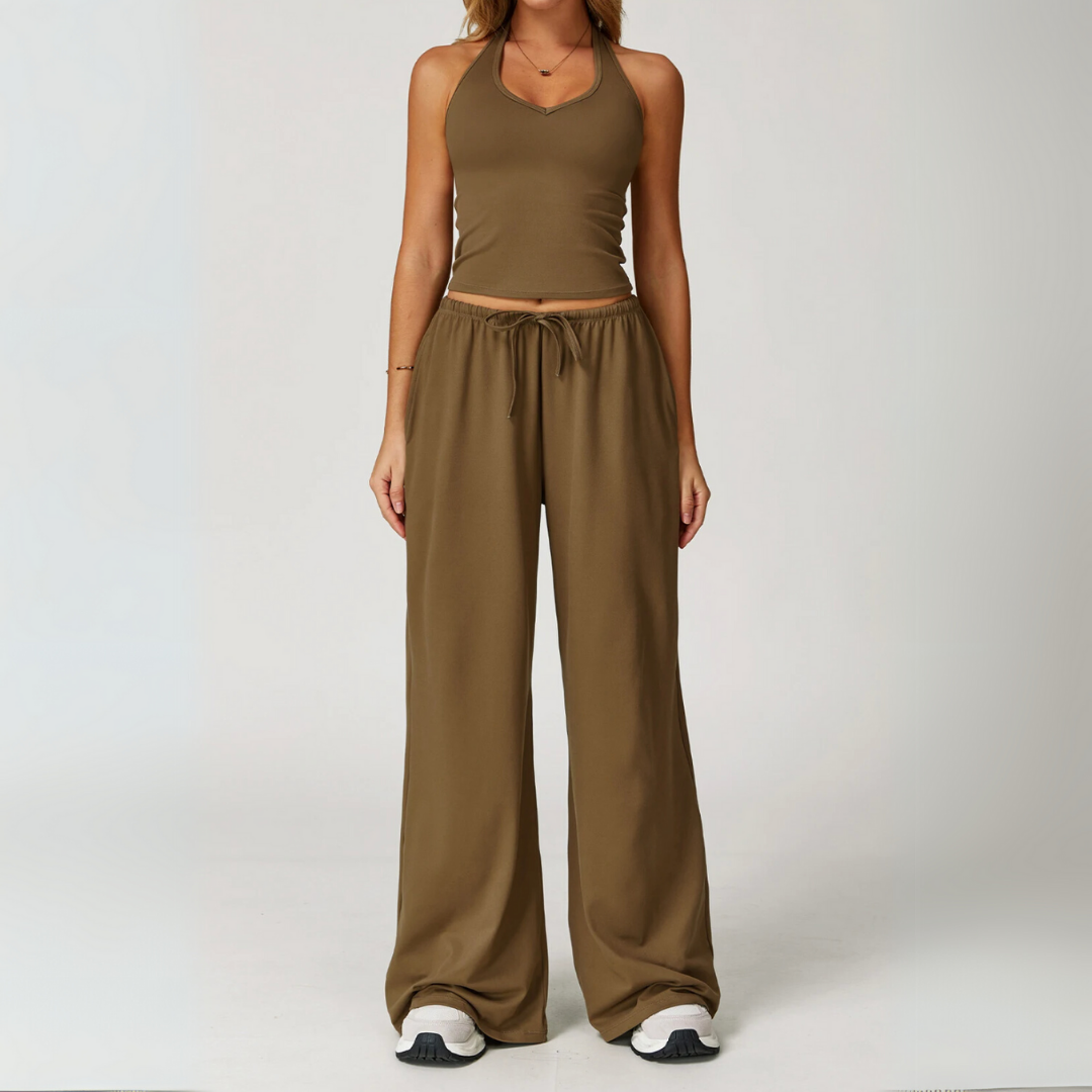 THE LIORA HALTER LOUNGE SET